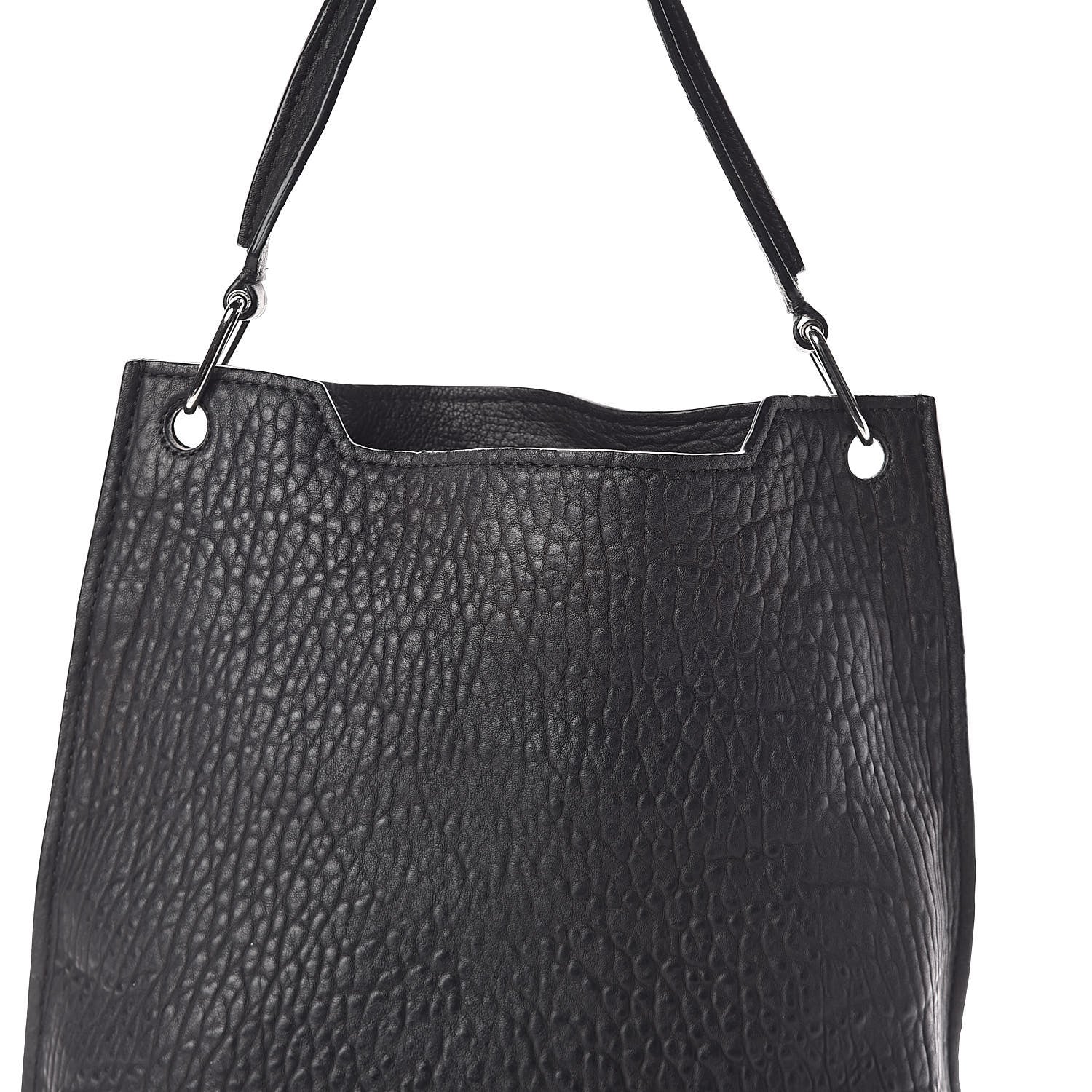 Alexander Wang Pebbled Lambskin Darcy Hobo Black 7 of 9