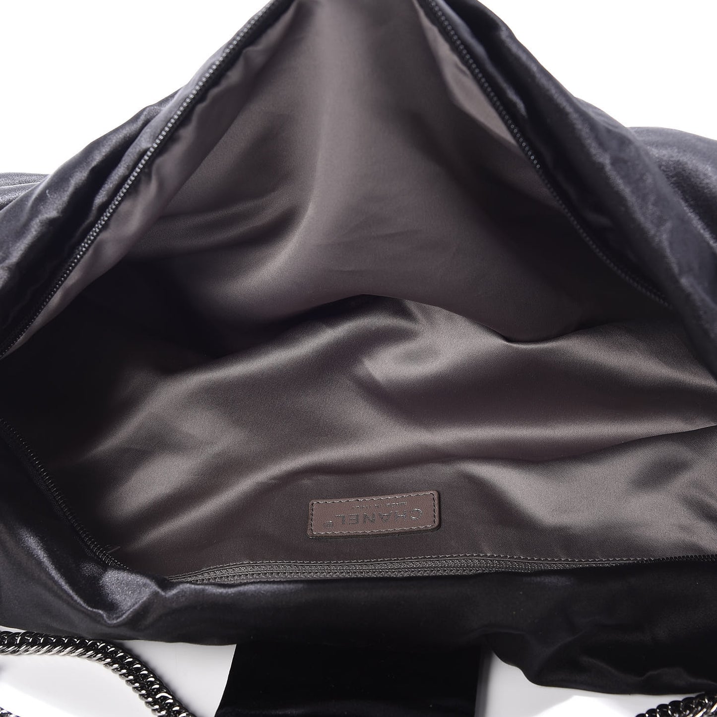Satin Large Bow Bag Black