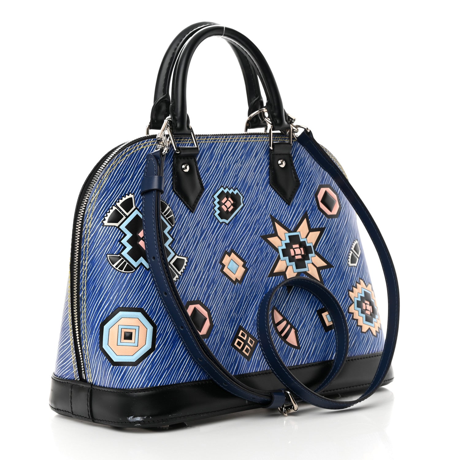 Louis Vuitton Epi Azteque Alma PM Denim Light 3 of 19