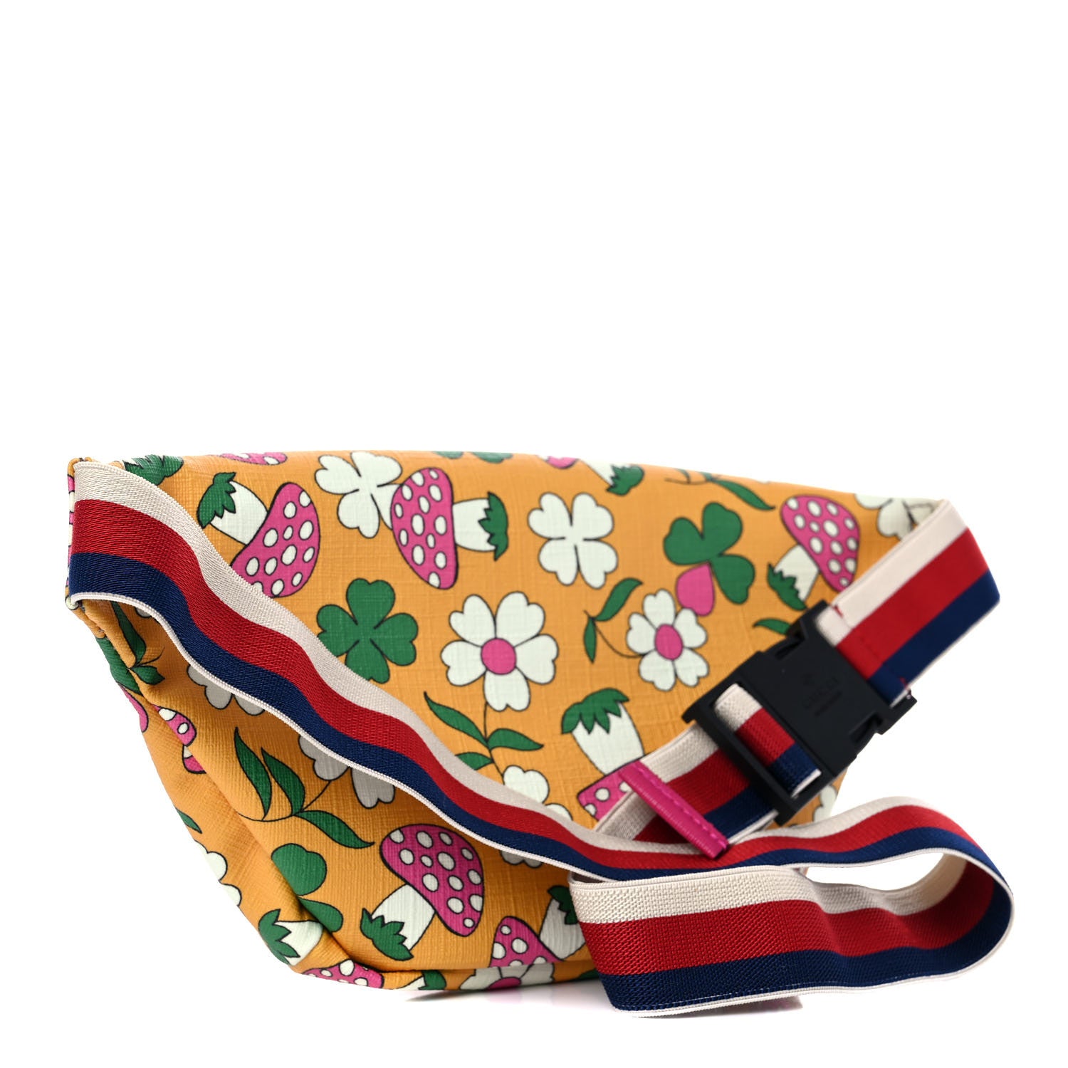 Gucci Supreme Childrens Mushroom Print Belt Bag Yellow 3 of 10