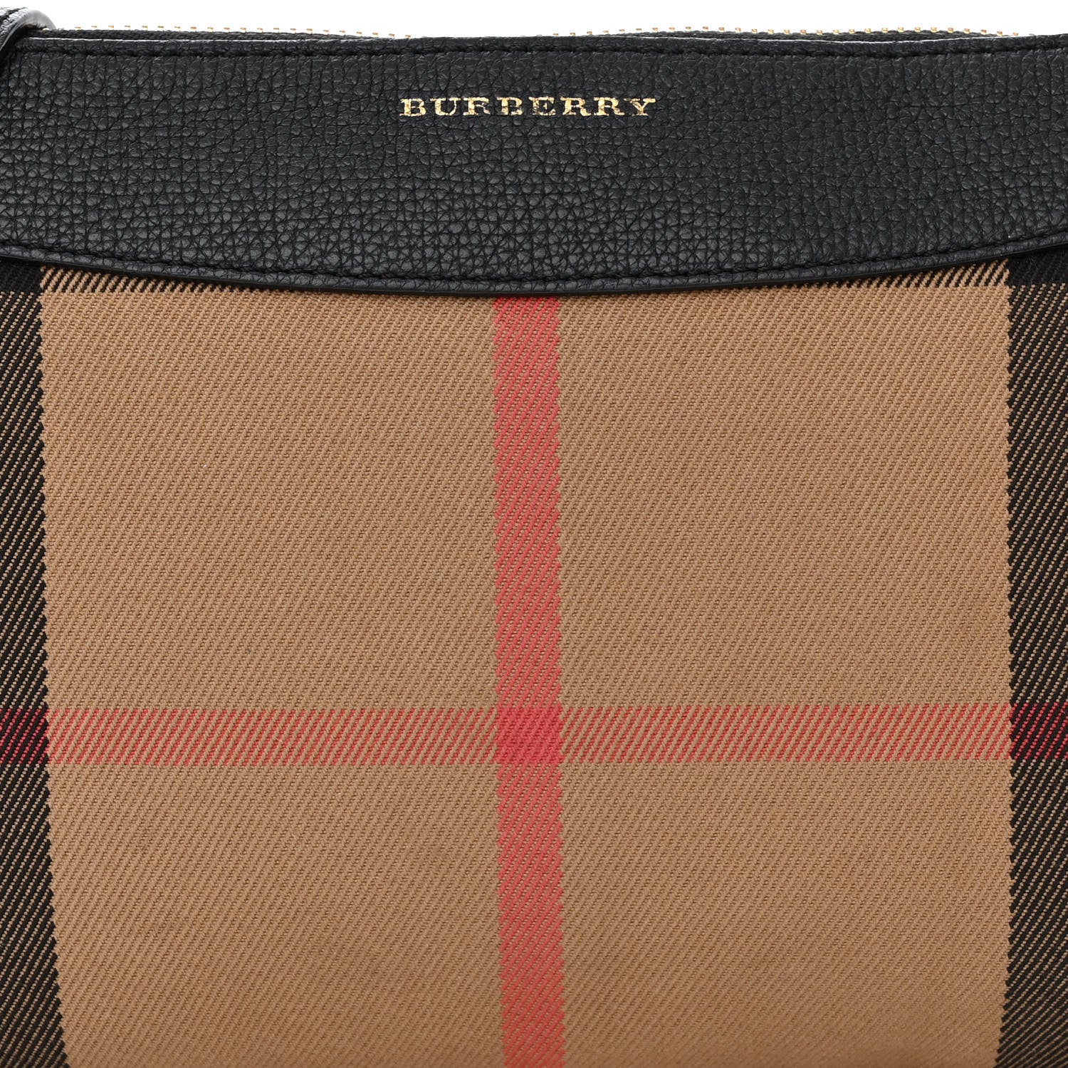 Burberry House Check Derby Peyton Crossbody Clutch Bag Black 10 of 16