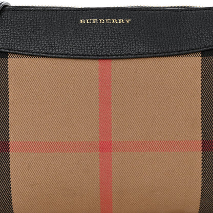 Burberry House Check Derby Peyton Crossbody Clutch Bag Black 10 of 16