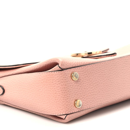 Gucci Dollar Calfskin Interlocking G Top Handle Shoulder Bag Soft Pink 8 of 9