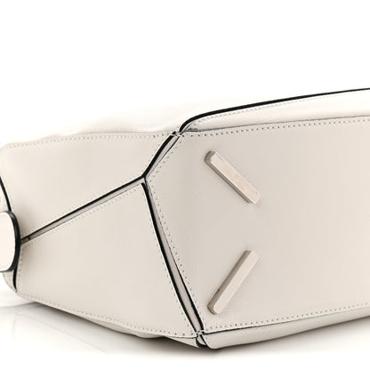 Loewe Calfskin Small Puzzle Bag White 8 of 9