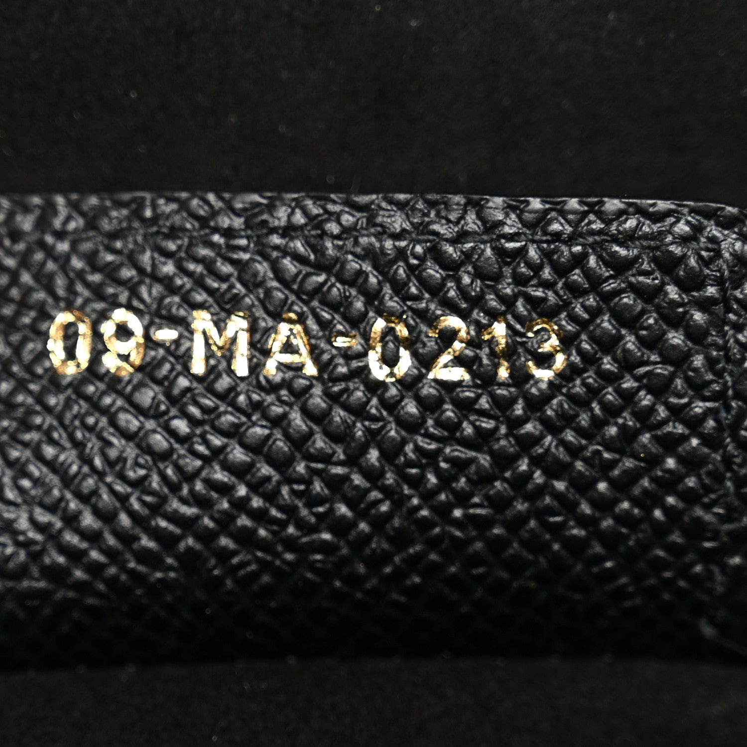 Christian Dior Grained Calfskin Saddle Bag With Strap Black 7 of 10