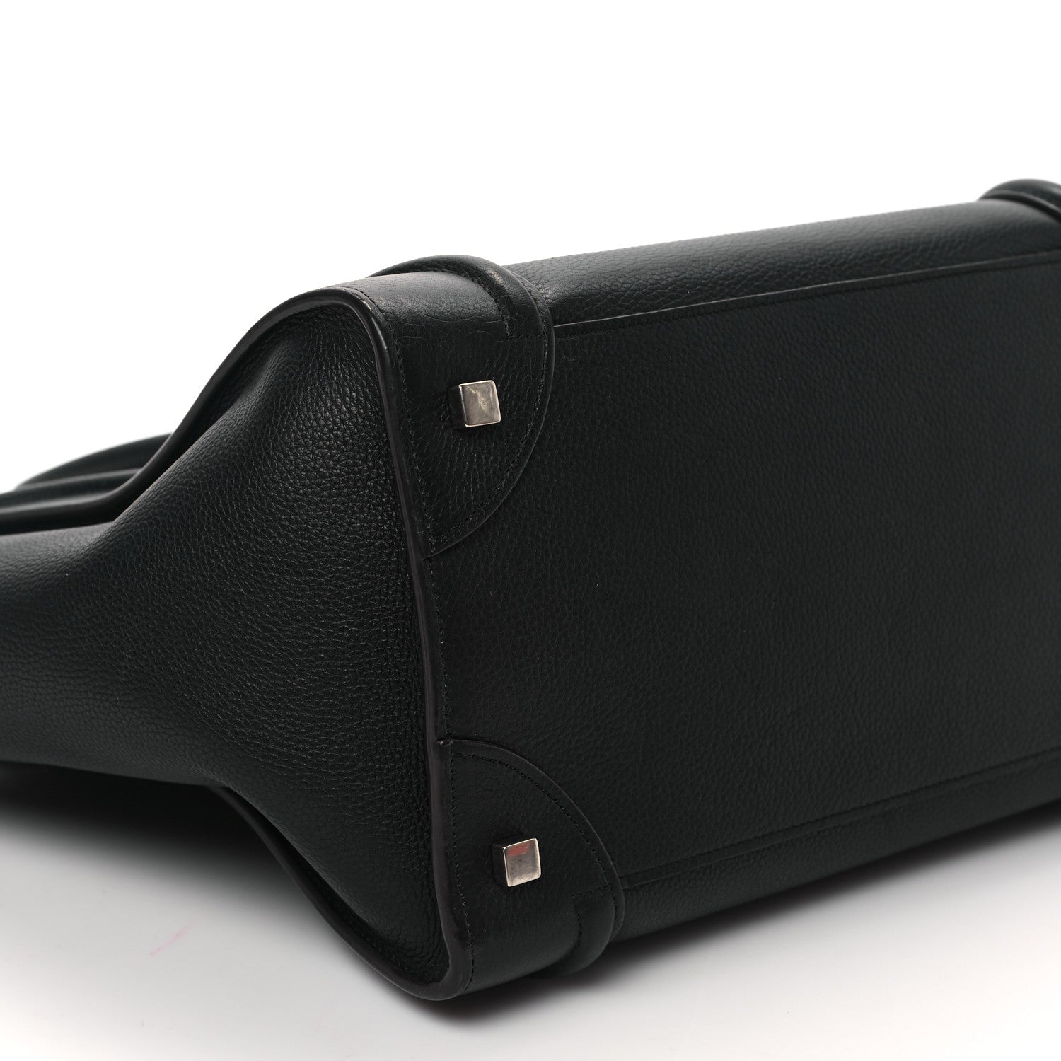 Celine Drummed Calfskin Mini Luggage Black 8 of 9