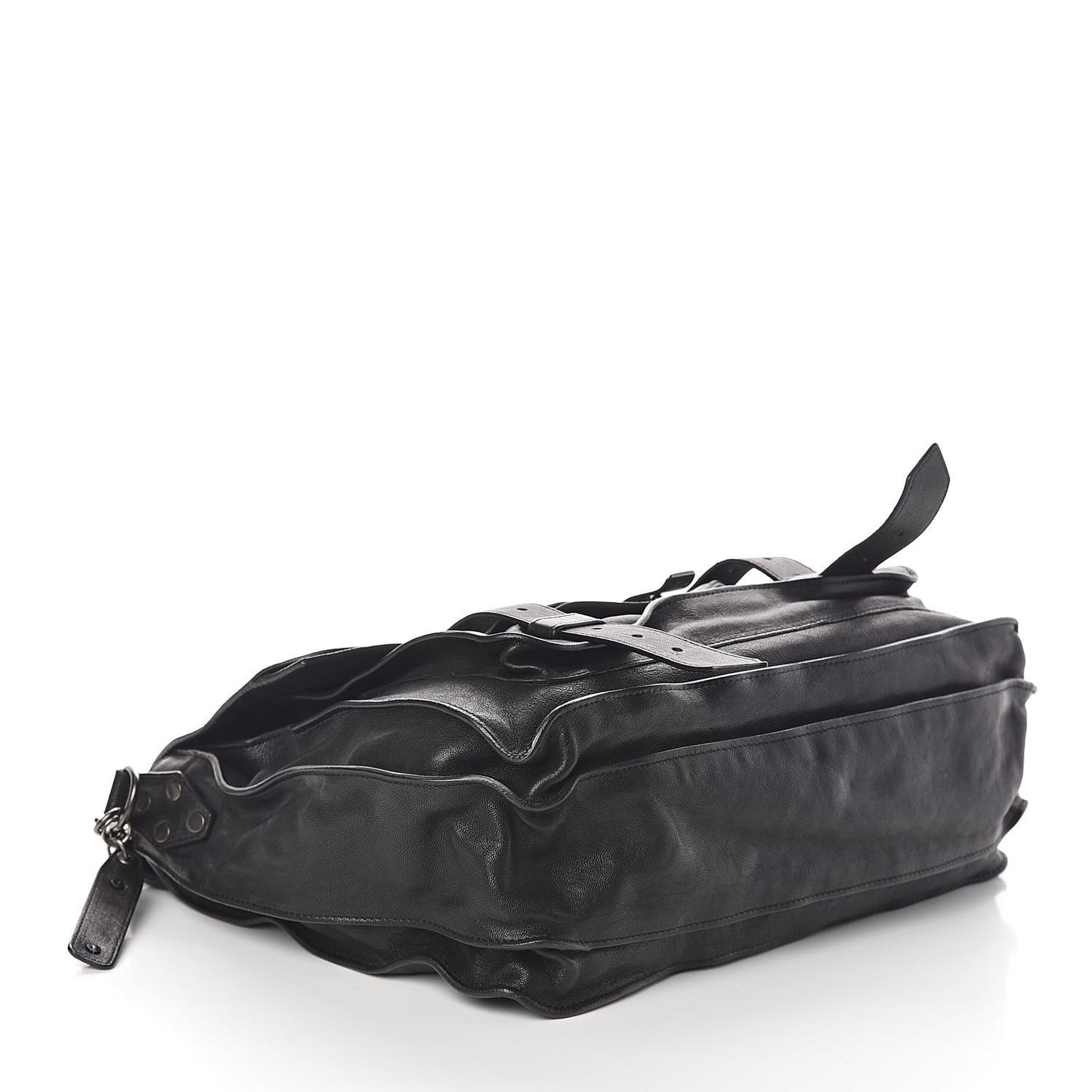 Lambskin PS1 Large Satchel Black