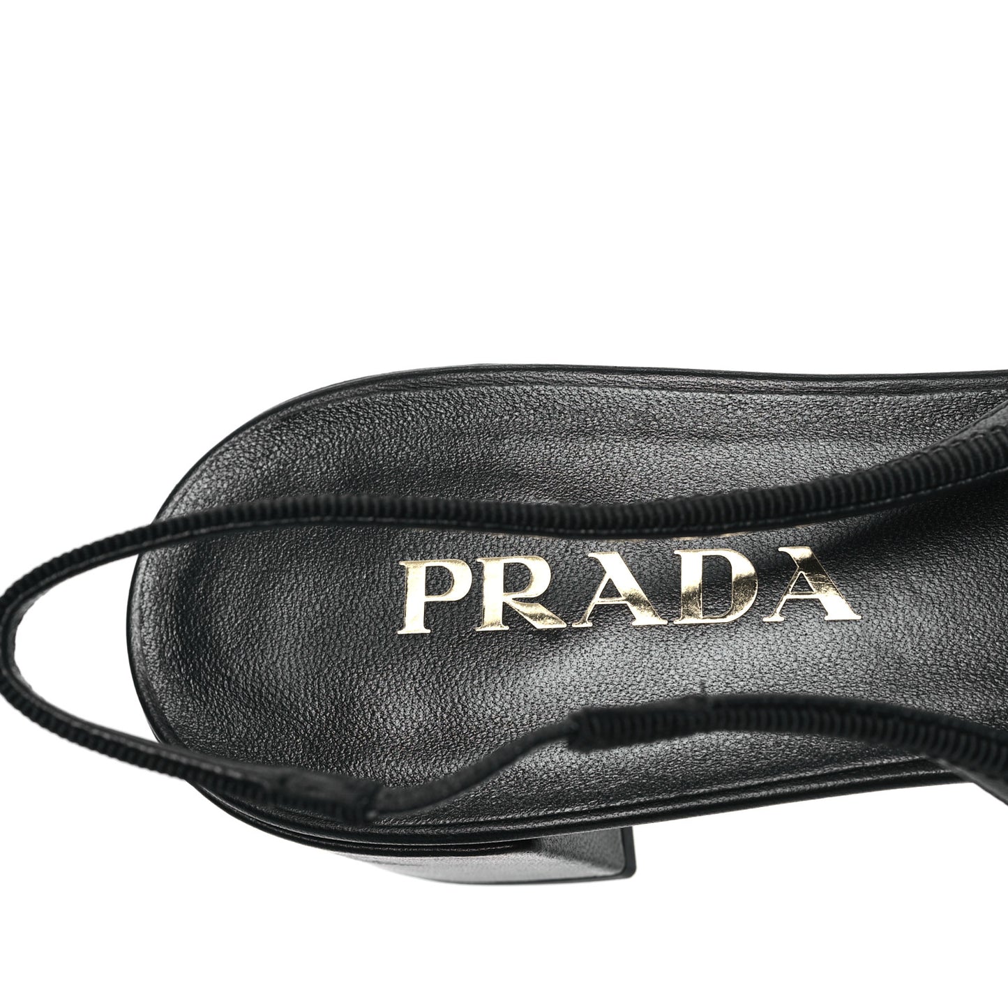 Nappa Triangle Bow 45mm Slingback Pumps 39 Black