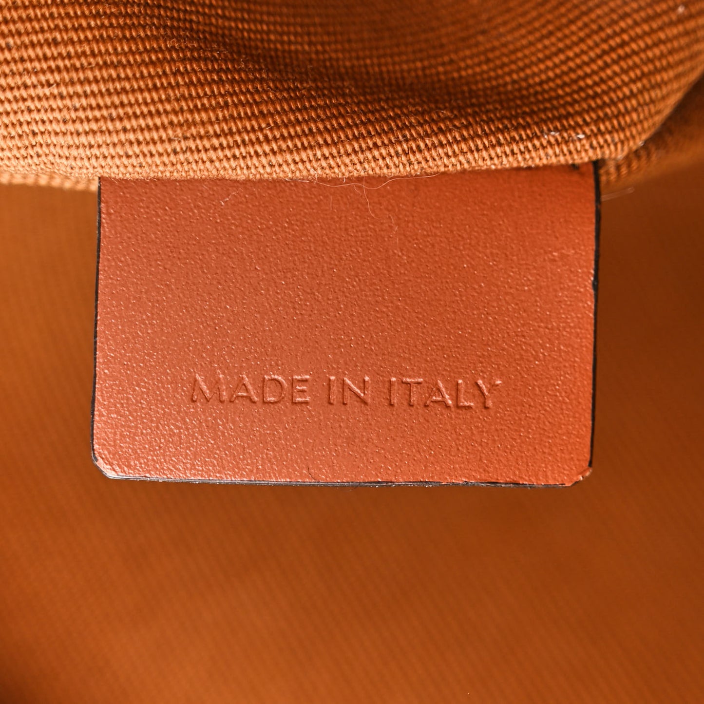 Canvas Calfskin Ava Triomphe Shoulder Bag White