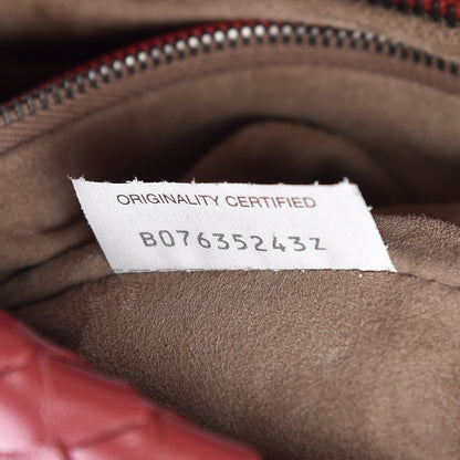 Bottega Veneta Nappa Intrecciato Large City Hobo Baccara Rose Nero 8 of 11