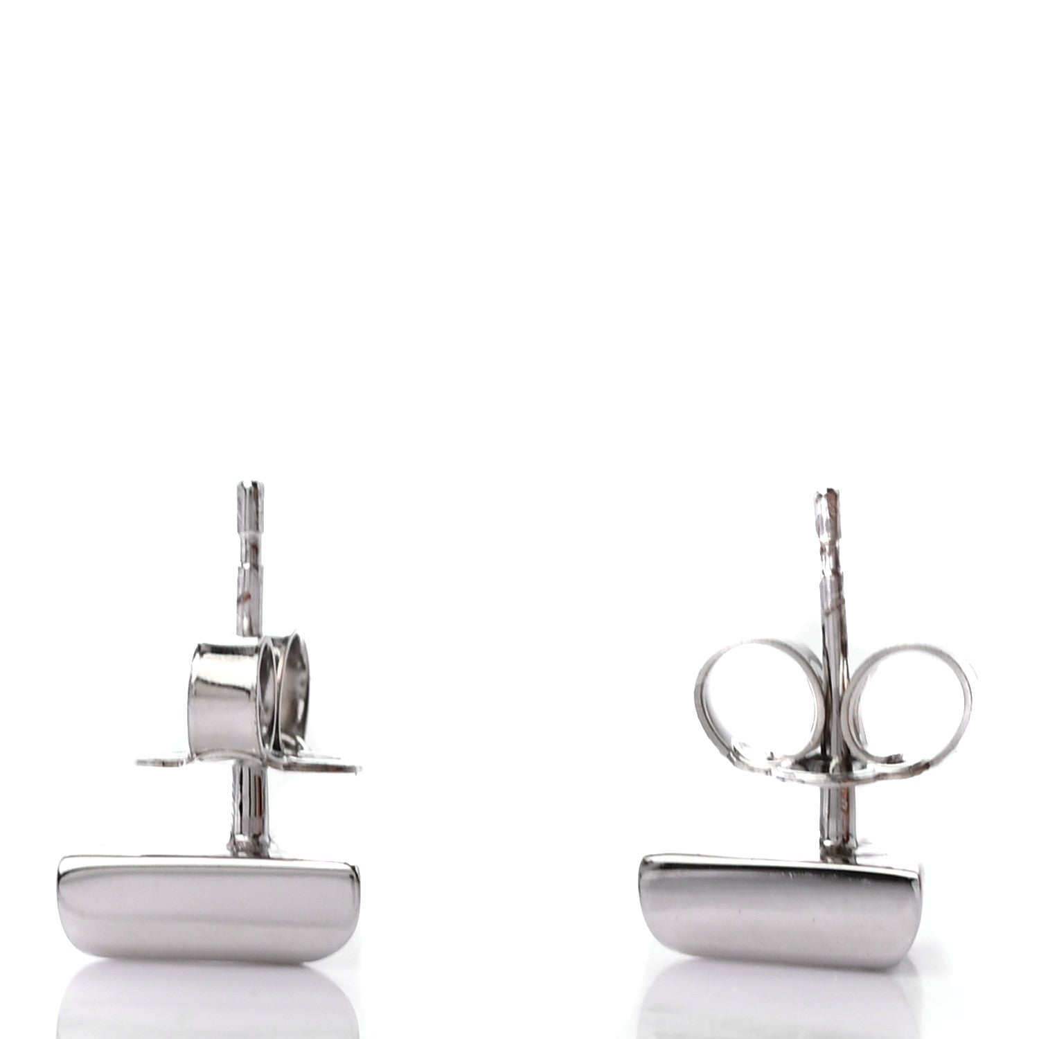 Louis Vuitton Essential V Stud Earrings Silver 3 of 3