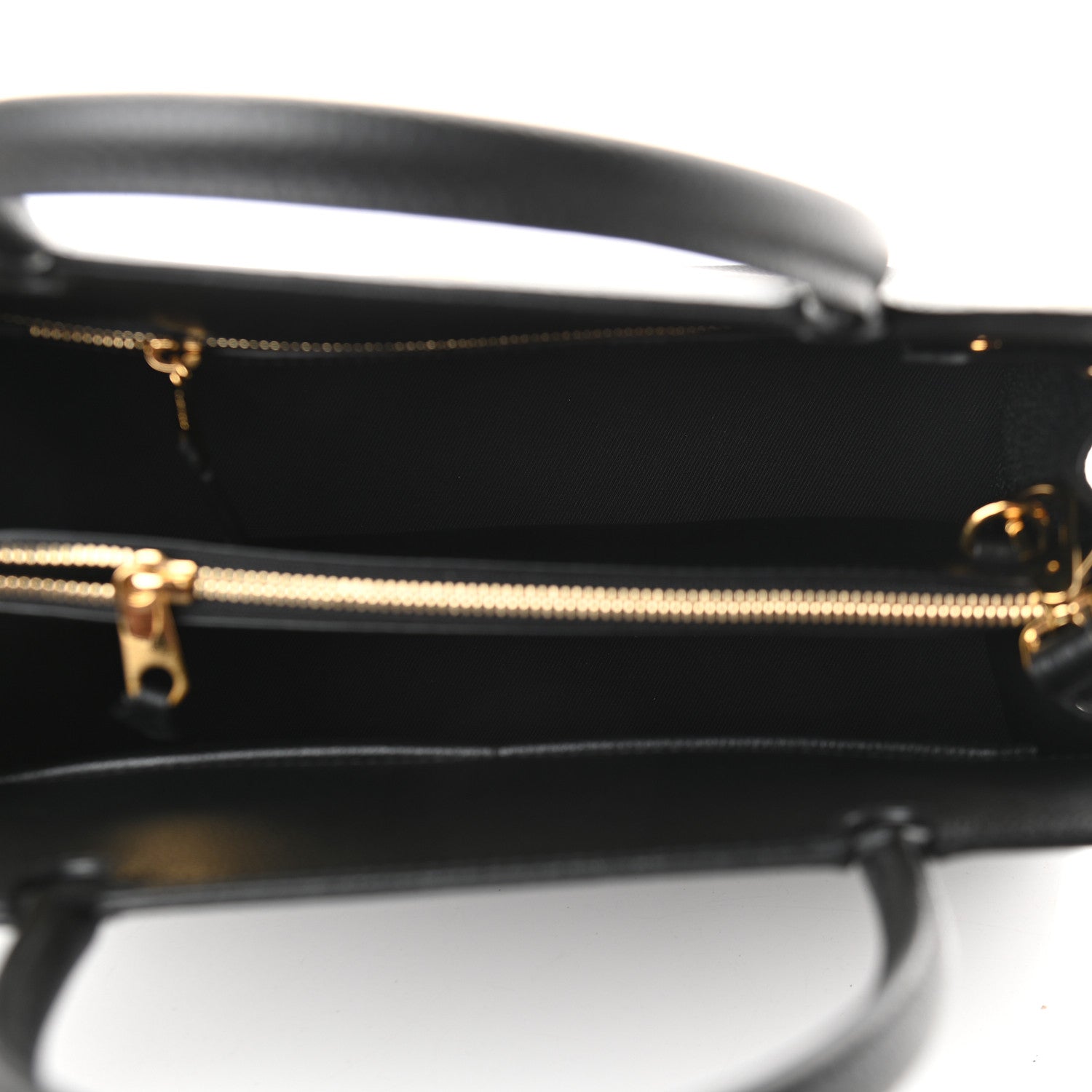 Burberry Grainy Calfskin Small Title Bag Black 7 of 10