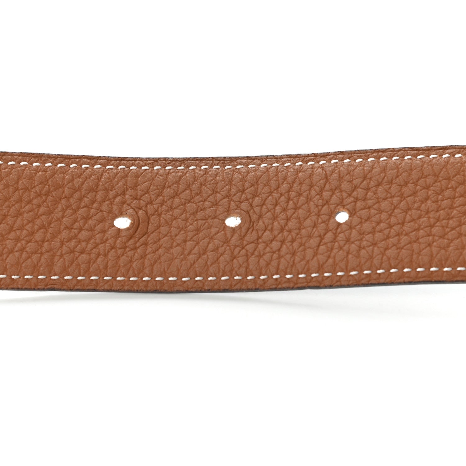 Hermes Box Togo 32mm H Belt 90 Black Gold 4 of 5