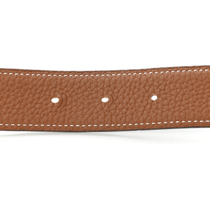 Hermes Box Togo 32mm H Belt 90 Black Gold 4 of 5