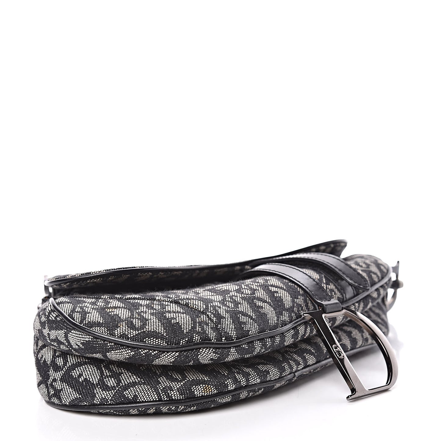 Monogram Saddle Bag Black