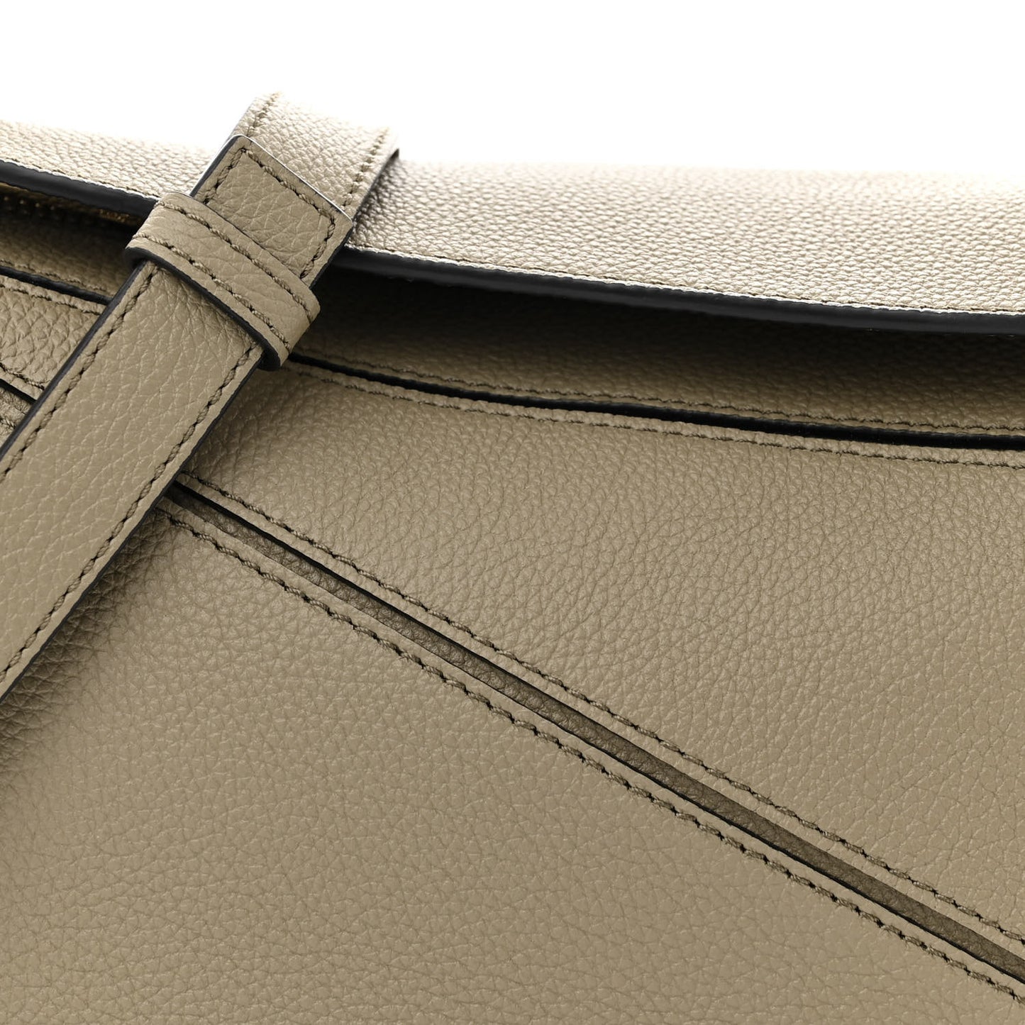Calfskin Small Puzzle Bag Artichoke Green