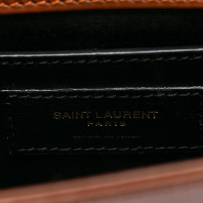 Saint Laurent Patent Small Monogram Kate Satchel Chataigne 6 of 9
