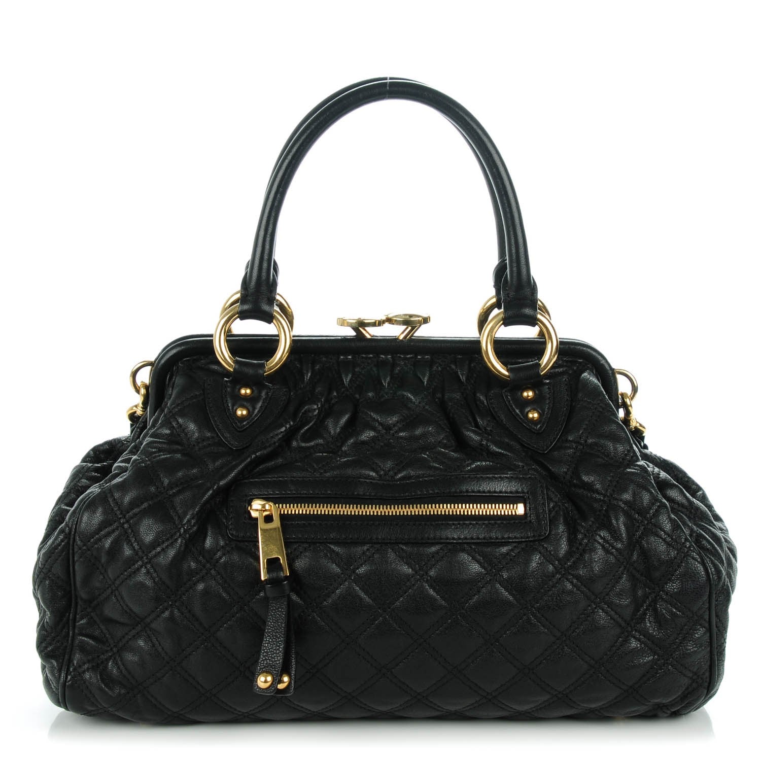 Marc Jacobs Calfskin Quilted Stam Black 1 of 7