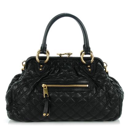 Marc Jacobs Calfskin Quilted Stam Black 1 of 7