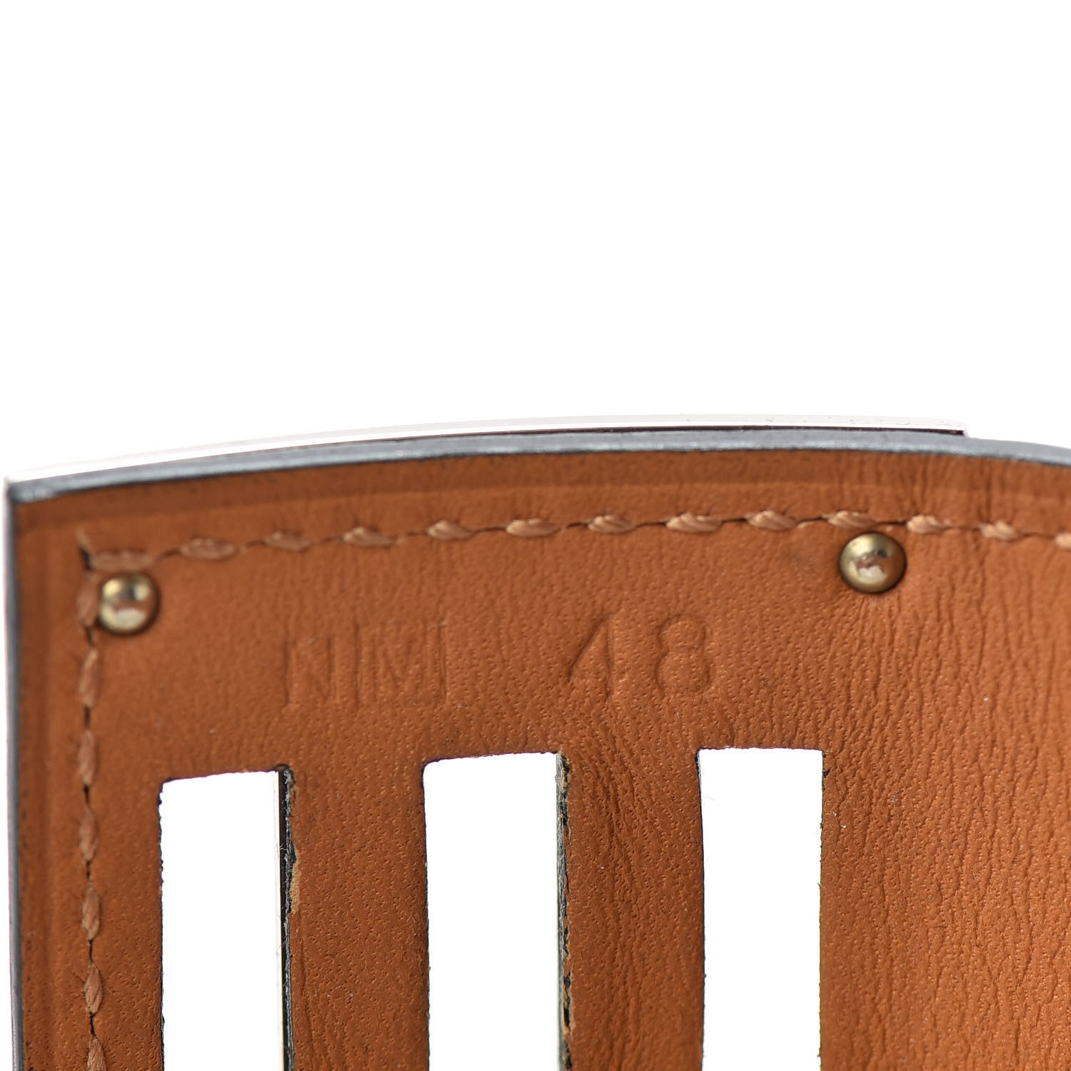 Hermes HERME Shiny Alligator Kelly Dog Bracelet Havanne 5 of 5