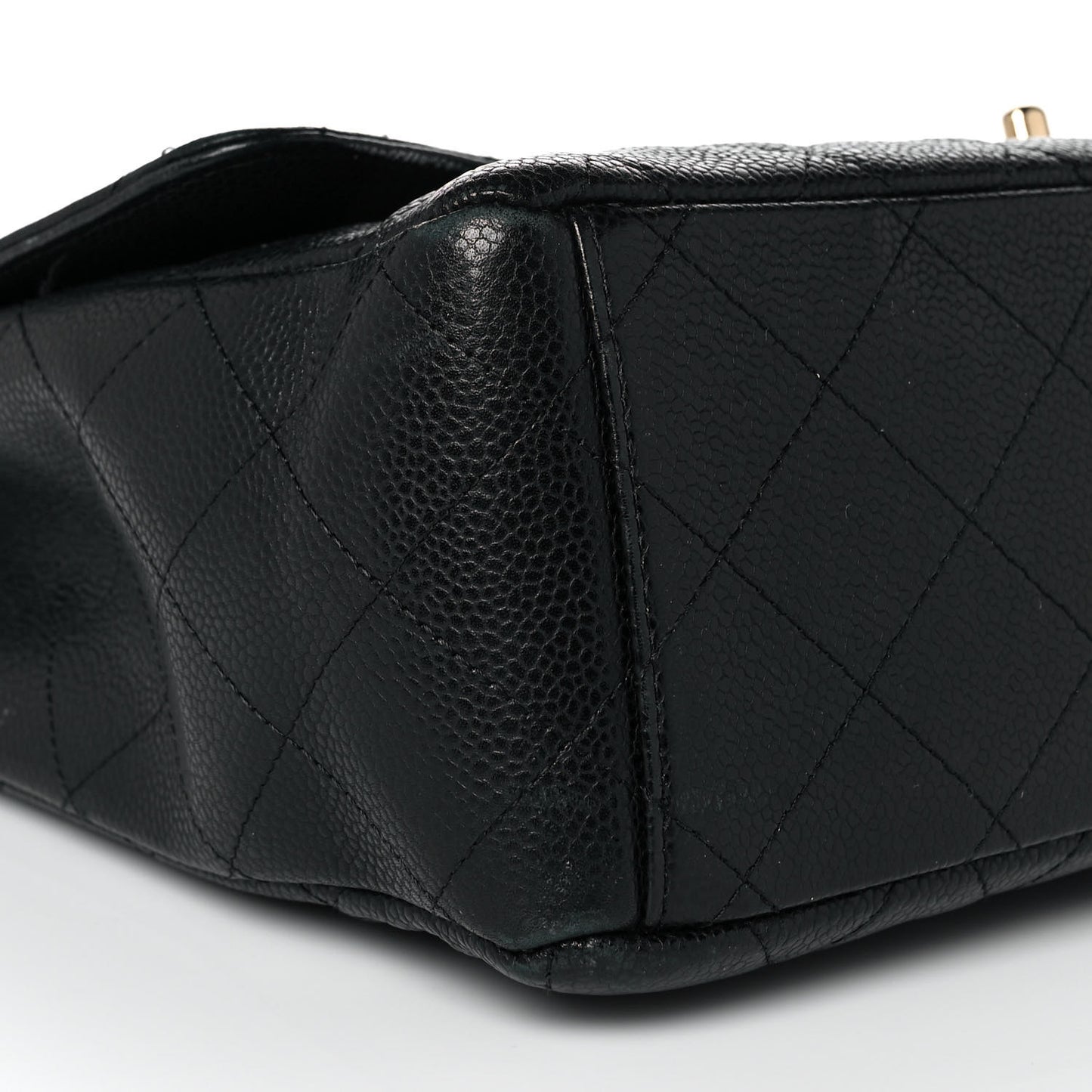 Caviar Quilted Maxi Single Flap Black