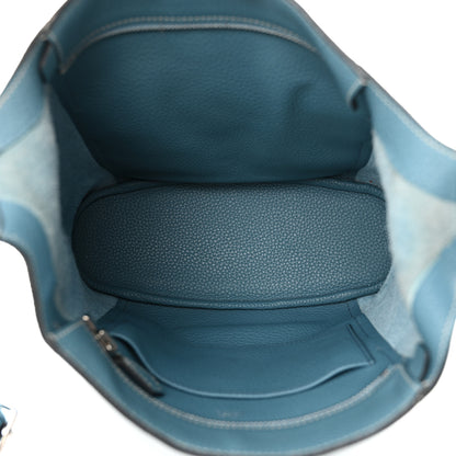 Hermes Taurillon Clemence Sac Good News PM Bleu Jean 5 of 11