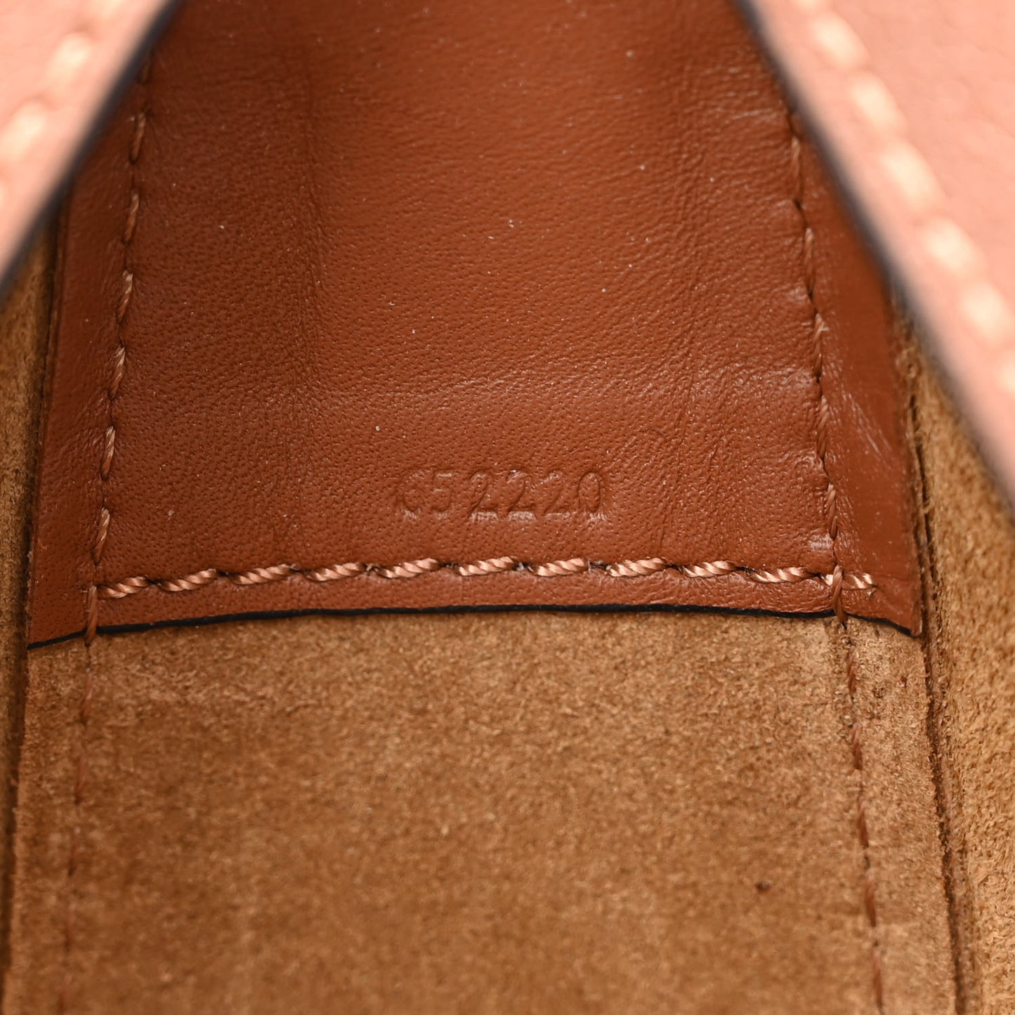 Satin Calfskin Jacquard Luna Bag Pecan