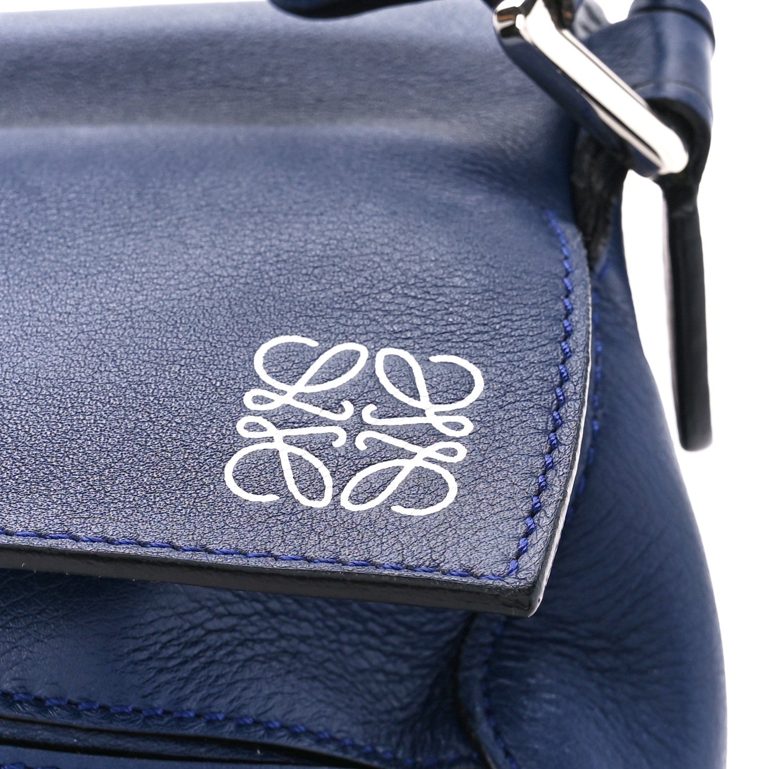 Loewe Calfskin Medium Puzzle Bag Marine 8 of 11