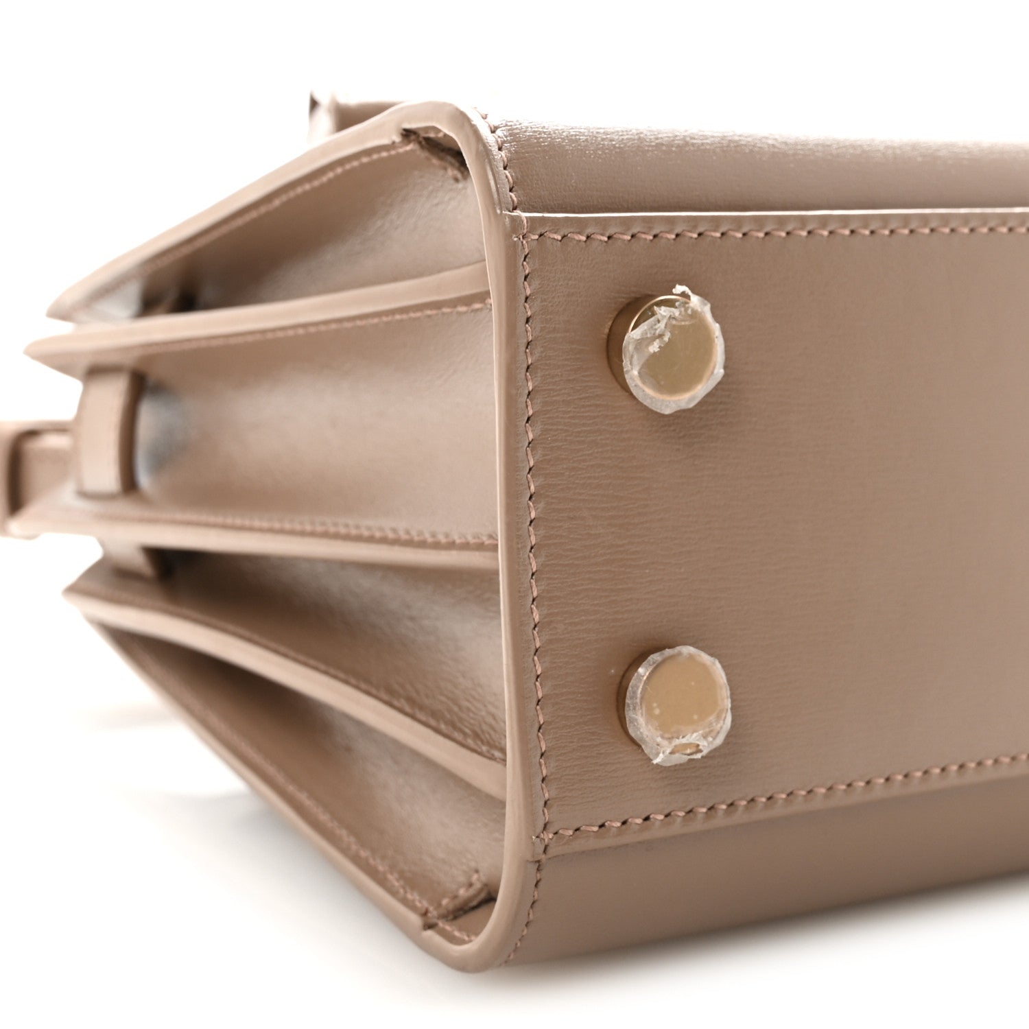 Saint Laurent Calfskin Nano Sac De Jour Dark Beige 8 of 9