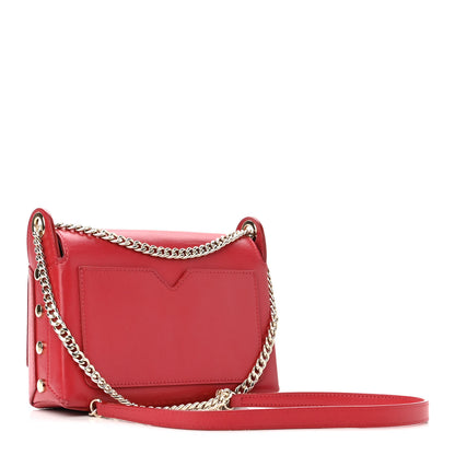 Jimmy Choo Spazzolato Lockett Shoulder Bag Red 3 of 9