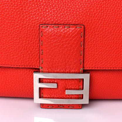 Fendi Cuoio Romano Selleria Large Baguette Papavero 11 of 11