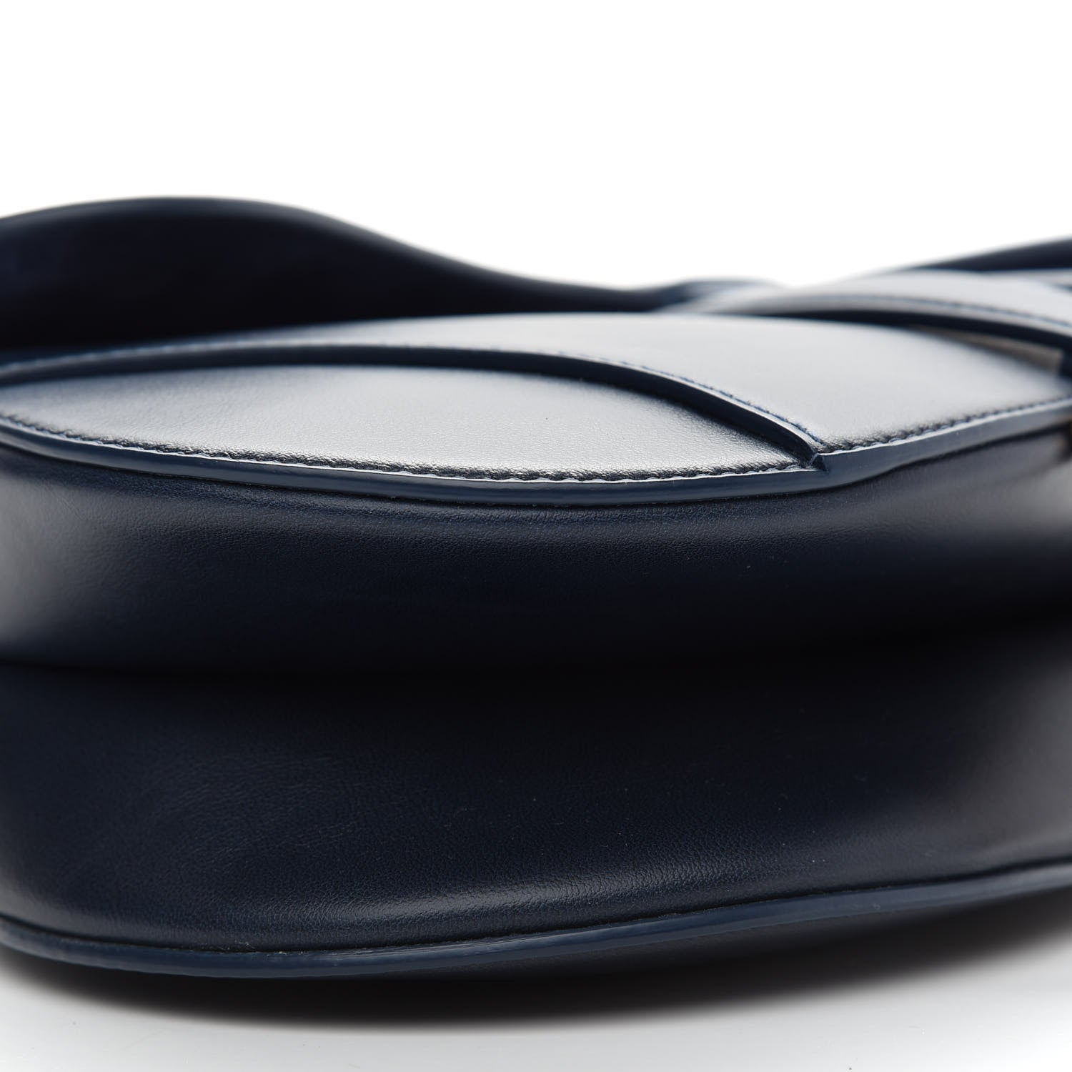 Christian Dior Calfskin Gradient Saddle Bag Indigo Blue 8 of 9