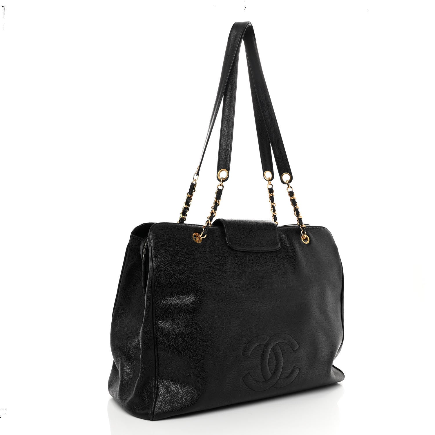 Chanel Caviar XL Weekender Bag Black 3 of 10
