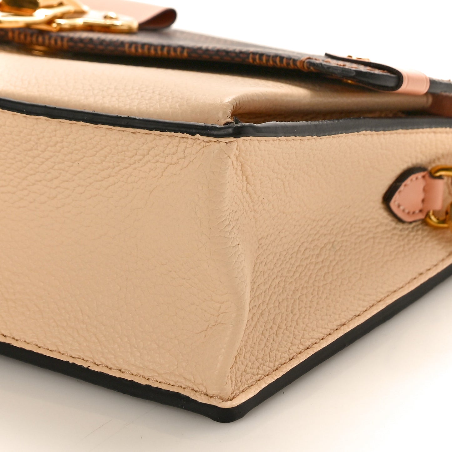 Damier Ebene Vavin Chain Wallet Creme