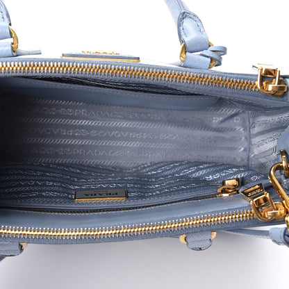 Prada Saffiano Small Galleria Double Zip Tote Astrale 4 of 8