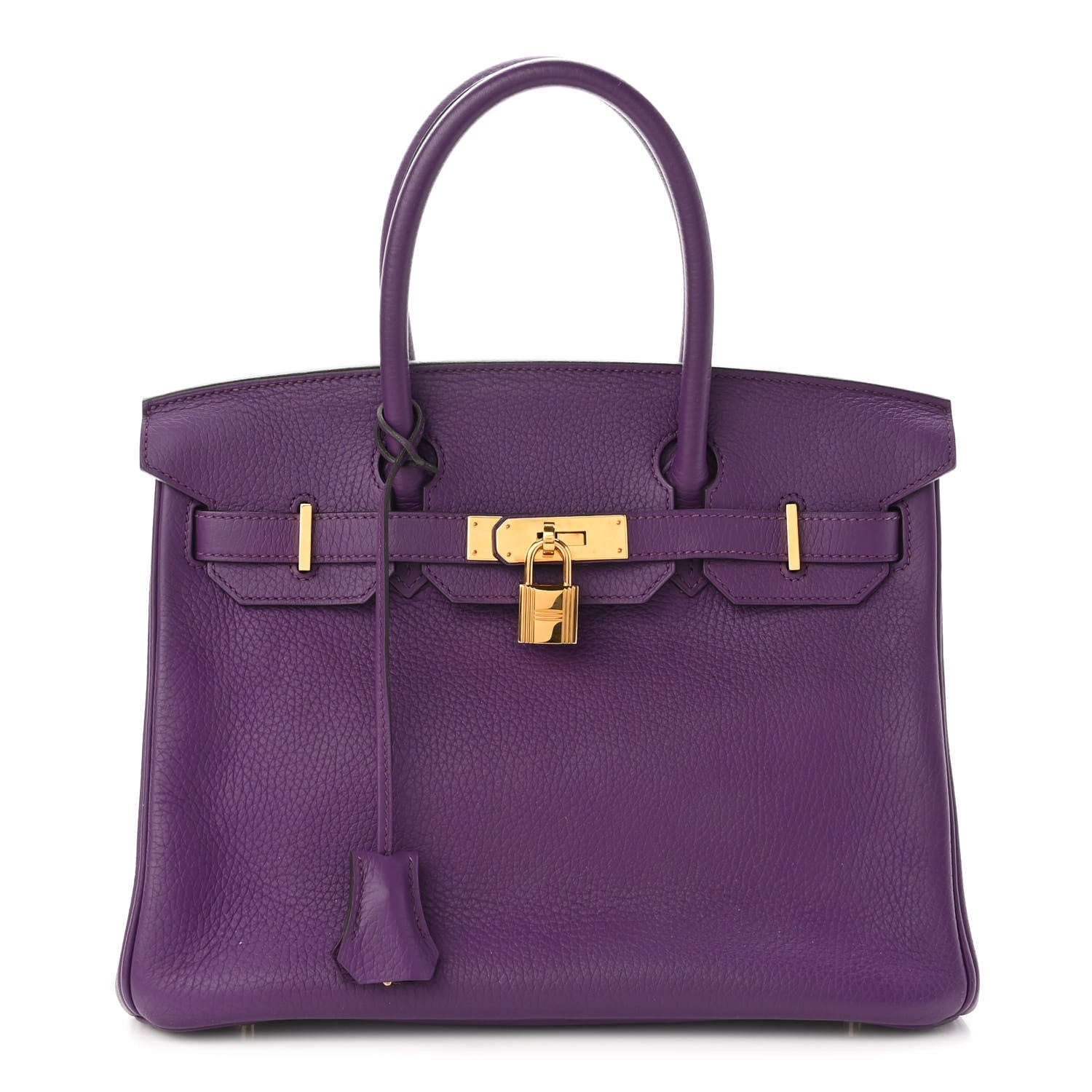 Hermes Togo Birkin 30 Ultraviolet 1 of 9
