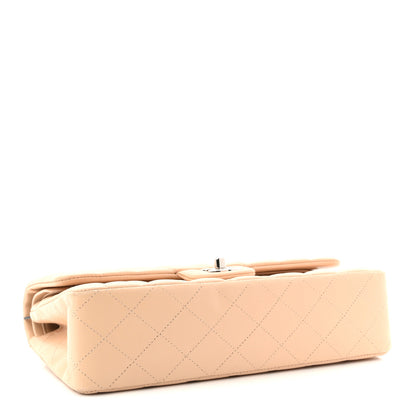 Chanel Lambskin Quilted Medium Double Flap Beige 7 of 27