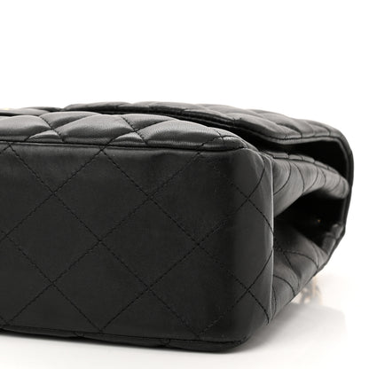 Chanel Lambskin Quilted Jumbo Single Flap Black 9 of 10