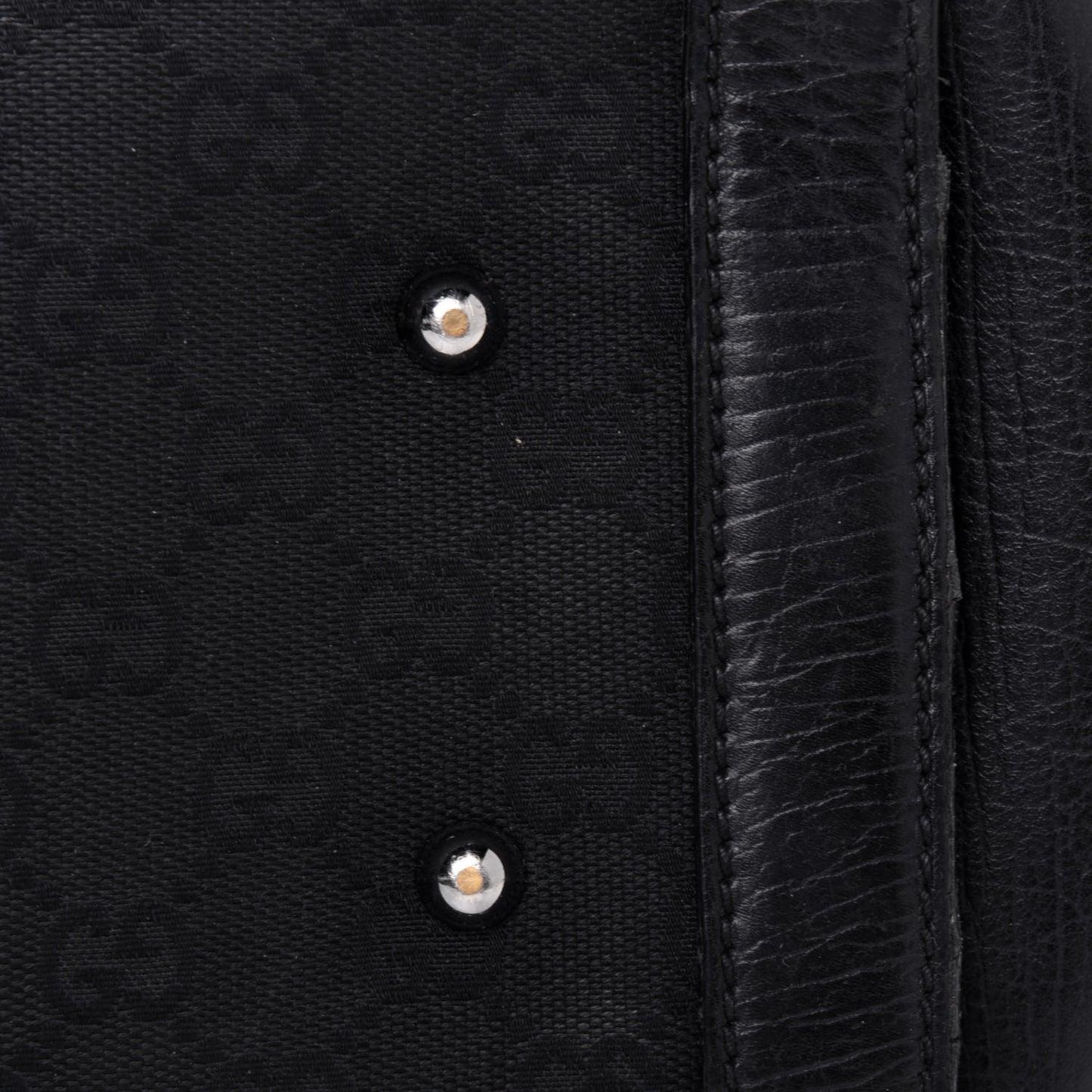 Monogram Bamboo Bullet Bag Black