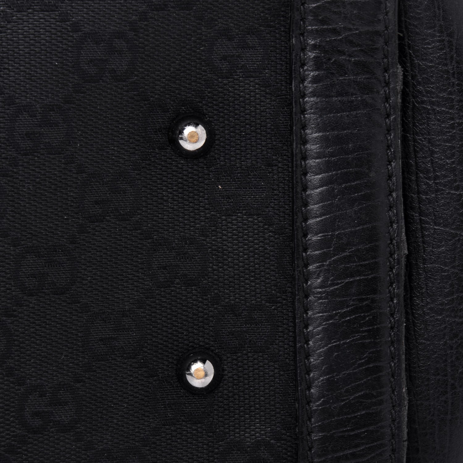 Gucci Monogram Bamboo Bullet Bag Black 20 of 31