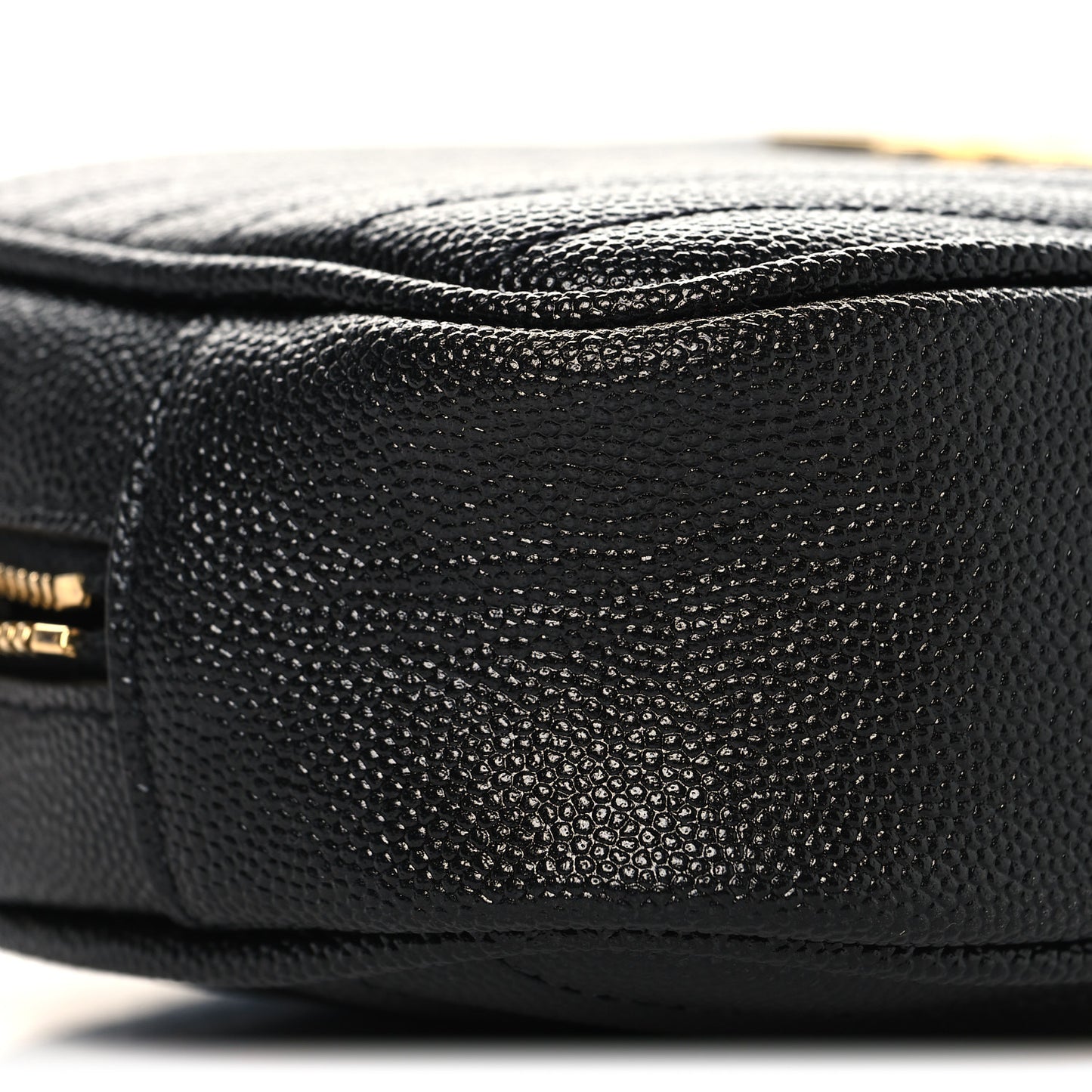 Grain De Poudre Matelasse Monogram Mini Lou Camera Bag Black