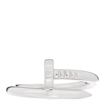 Cartier 18K White Gold Juste Un Clou Ring 57 8 1 of 5