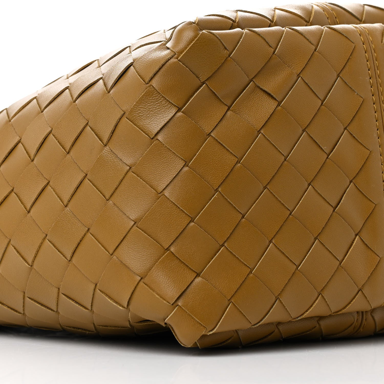 Bottega Veneta Nappa Intrecciato Small Flip Flap Tote Acorn Brass 9 of 11