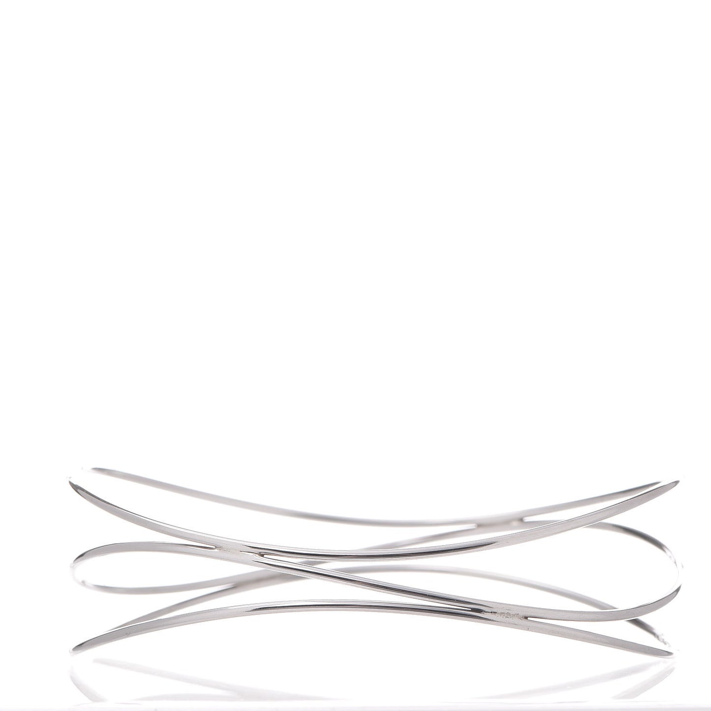 Sterling Silver Elsa Peretti Three Row Wave Bracelet