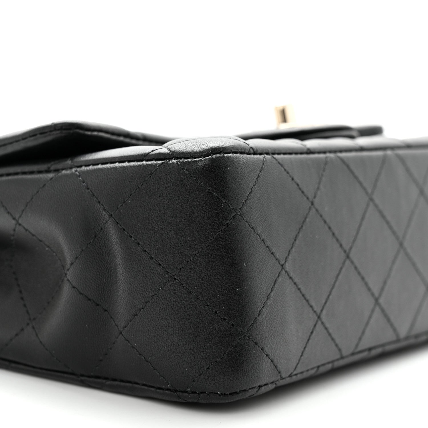 Chanel Lambskin Quilted Mini Coco Charms Rectangular Flap Black 9 of 11