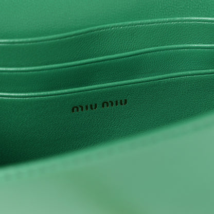 Miu Miu Nappa Matelasse Smartphone Holder With Chain Mango 6 of 10