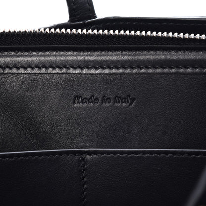 Celine Supple Natural Calfskin Medium Tri-Fold Bag Black 6 of 7