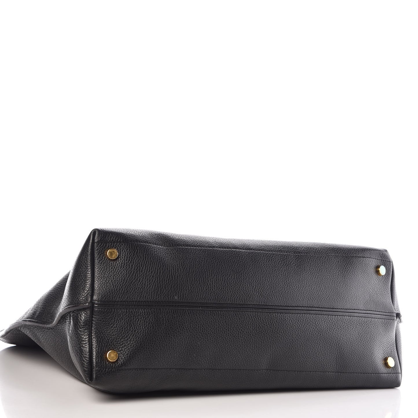 Calfskin Large Alix Padlock Zip Shoulder Bag Black