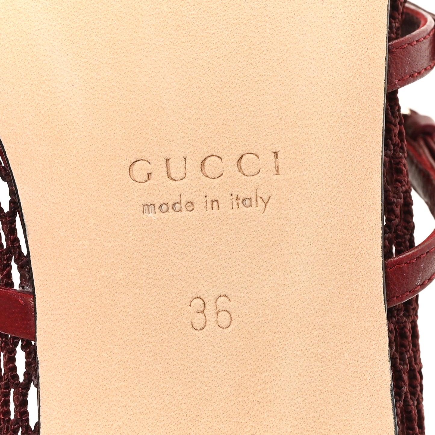 Video Net Nappa Horsebit Ballerina Flats 36 Rosso Ancora