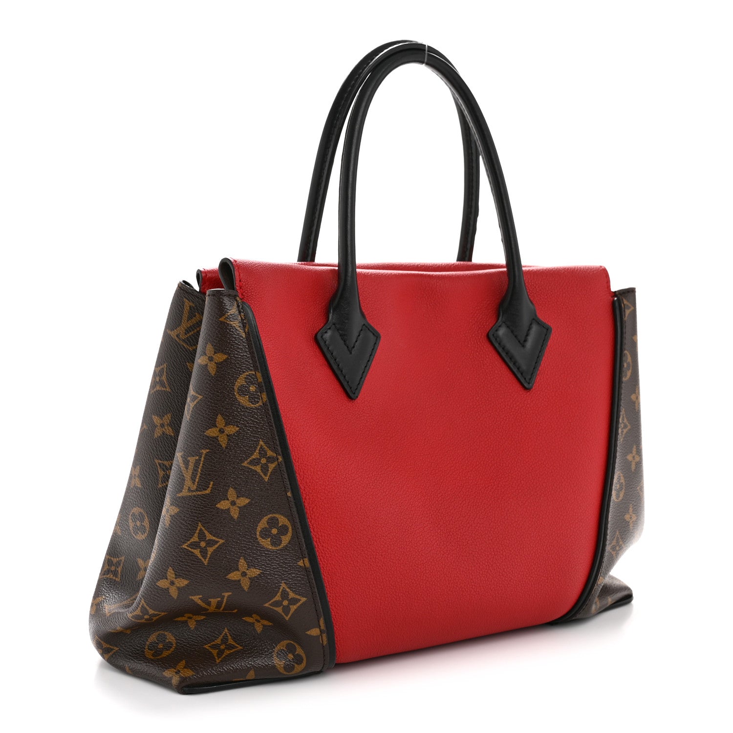 Louis Vuitton Monogram Cuir Orfevre Tote W PM Cherry 3 of 13